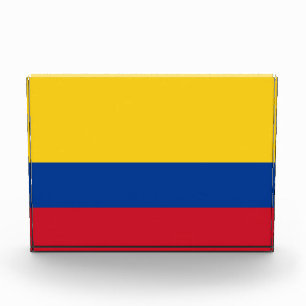Colombiaanse vlag fotoblokken
