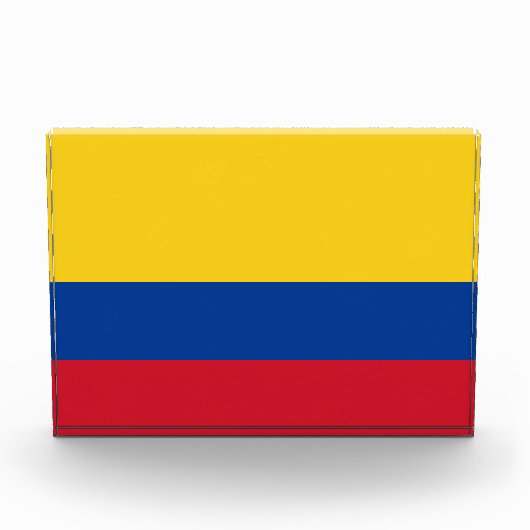 Colombiaanse vlag fotoblokken (Voorkant)