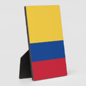 Colombiaanse vlag fotoplaat (Zijkant)