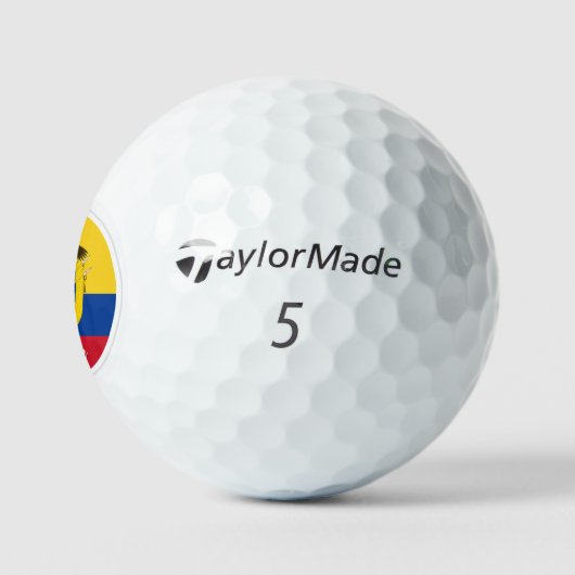 Colombiaanse vlag Golf Balls in Colombia Golfballen (Logo)