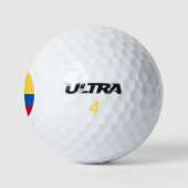 Colombiaanse vlag golfballen (Logo)