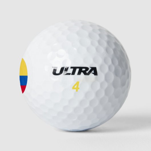 Colombiaanse vlag golfballen (Logo)