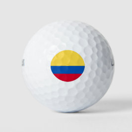 Colombiaanse vlag golfballen