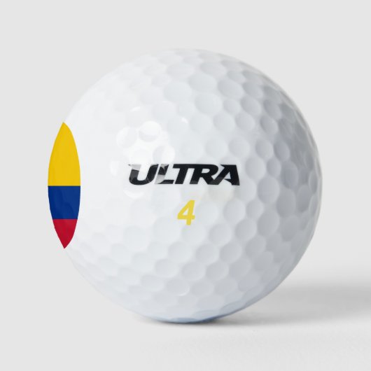 Colombiaanse vlag golfballen (Logo)