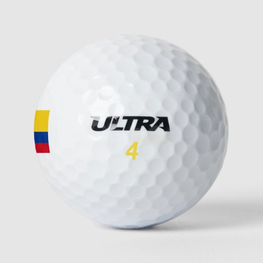 Colombiaanse vlag golfballen (Logo)