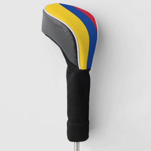 Colombiaanse vlag golfheadcover (Schuin)