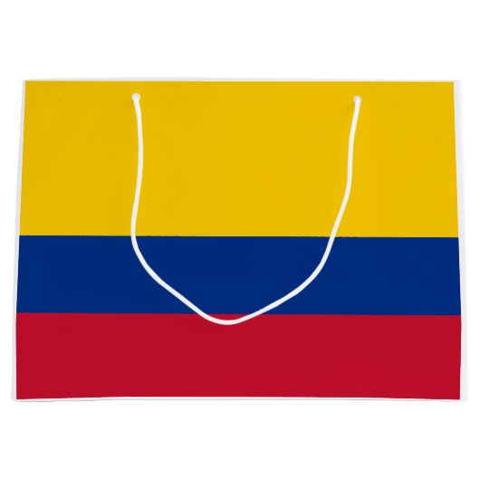 Colombiaanse vlag groot cadeauzakje (Voorkant)