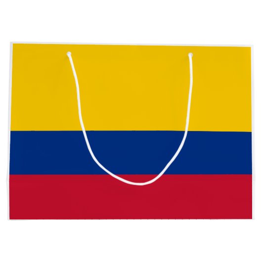 Colombiaanse vlag groot cadeauzakje (Achterkant)