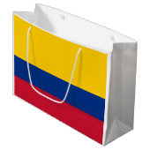 Colombiaanse vlag groot cadeauzakje (Voorkant Gekanteld)