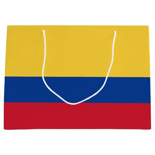 Colombiaanse vlag groot cadeauzakje (Voorkant)