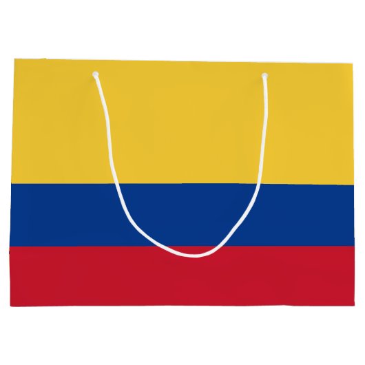 Colombiaanse vlag groot cadeauzakje (Achterkant)
