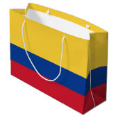 Colombiaanse vlag groot cadeauzakje (Achterkant Gekanteld)
