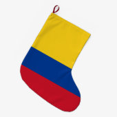 Colombiaanse vlag grote kerstsok (Voorkant (Hangend))
