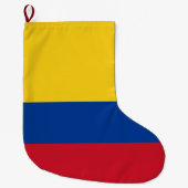 Colombiaanse vlag grote kerstsok (Voorkant)