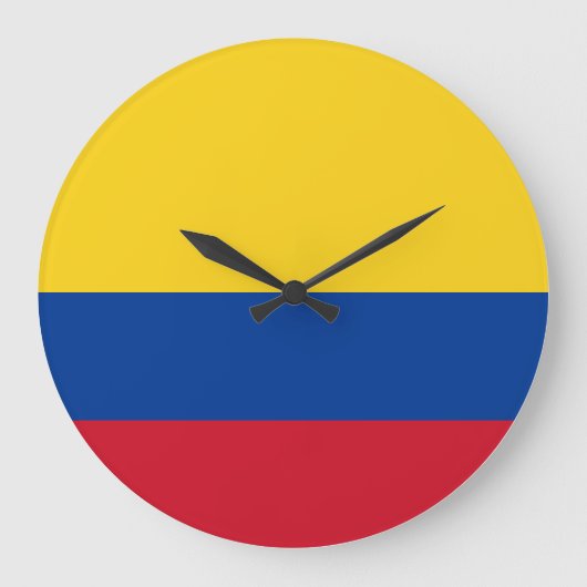 Colombiaanse vlag grote klok (Voorkant)