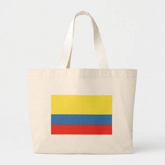 Colombiaanse vlag grote tote bag (Voorkant)
