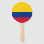 Colombiaanse vlag handwaaier (Achterkant)