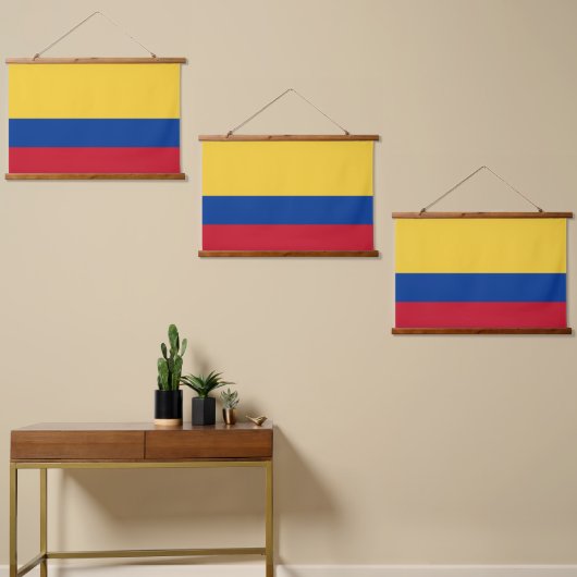 Colombiaanse vlag hangend wandkleed (Asymmetrisch)