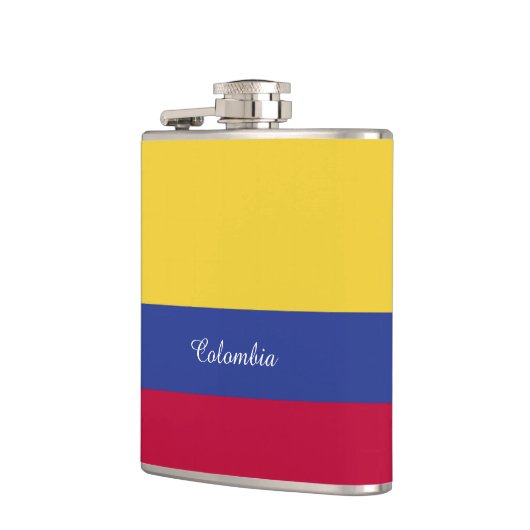 Colombiaanse vlag heupfles (Links)