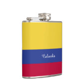 Colombiaanse vlag heupfles (Rechts)