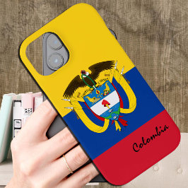 Colombiaanse vlag Hoesje, Colombiaanse mode/sport iPhone 15 Case