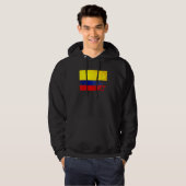 Colombiaanse vlag hoodie (Voorkant volledig)