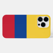Colombiaanse vlag iPhone hoesje (Achterkant horizontaal)