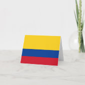 Colombiaanse vlag kaart (Voorkant)