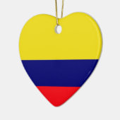 Colombiaanse vlag keramisch ornament (Links)