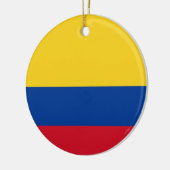 Colombiaanse vlag keramisch ornament (Links)