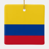 Colombiaanse vlag keramisch ornament (Achterkant)