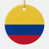Colombiaanse vlag keramisch ornament (Voorkant)