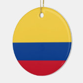 Colombiaanse vlag keramisch ornament (Links)