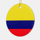 Colombiaanse vlag keramisch ornament (Links)