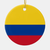 Colombiaanse vlag keramisch ornament (Voorkant)