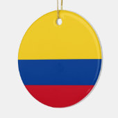 Colombiaanse vlag keramisch ornament (Links)