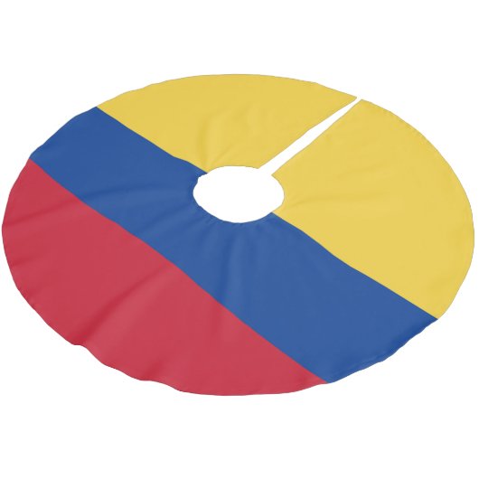 Colombiaanse vlag kerstboom rok (Gekanteld)