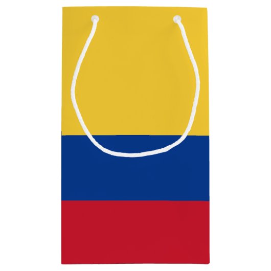 Colombiaanse vlag klein cadeauzakje (Achterkant)