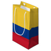 Colombiaanse vlag klein cadeauzakje (Voorkant Gekanteld)