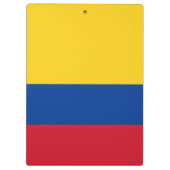 Colombiaanse vlag klembord (Achterkant)