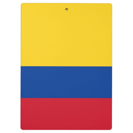 Colombiaanse vlag klembord (Achterkant)