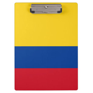 Colombiaanse vlag klembord