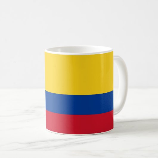 Colombiaanse vlag koffiemok (Voorkant rechts)