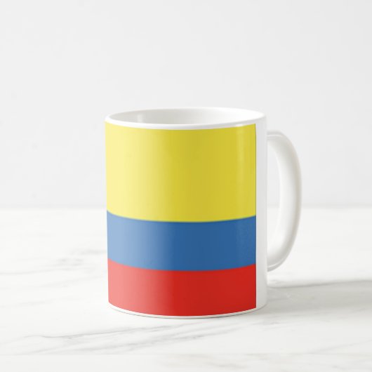 Colombiaanse vlag koffiemok (Voorkant rechts)