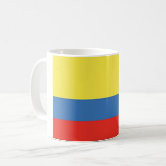 Colombiaanse vlag koffiemok (Voorkant links)