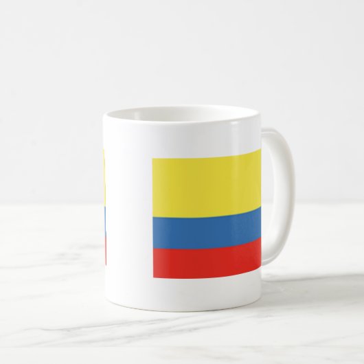 Colombiaanse vlag koffiemok (Voorkant rechts)