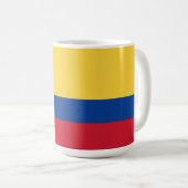 Colombiaanse vlag koffiemok (Voorkant rechts)