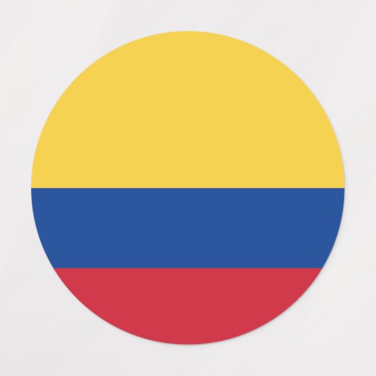 Colombiaanse vlag labels (Design 2)
