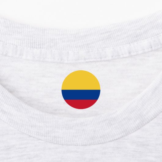 Colombiaanse vlag labels (Aangebracht)