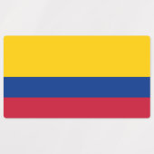 Colombiaanse vlag labels (Design 1)